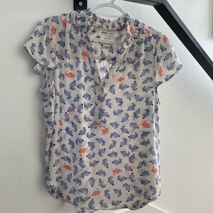 Rabbit blouse by Maeve for Anthropologie